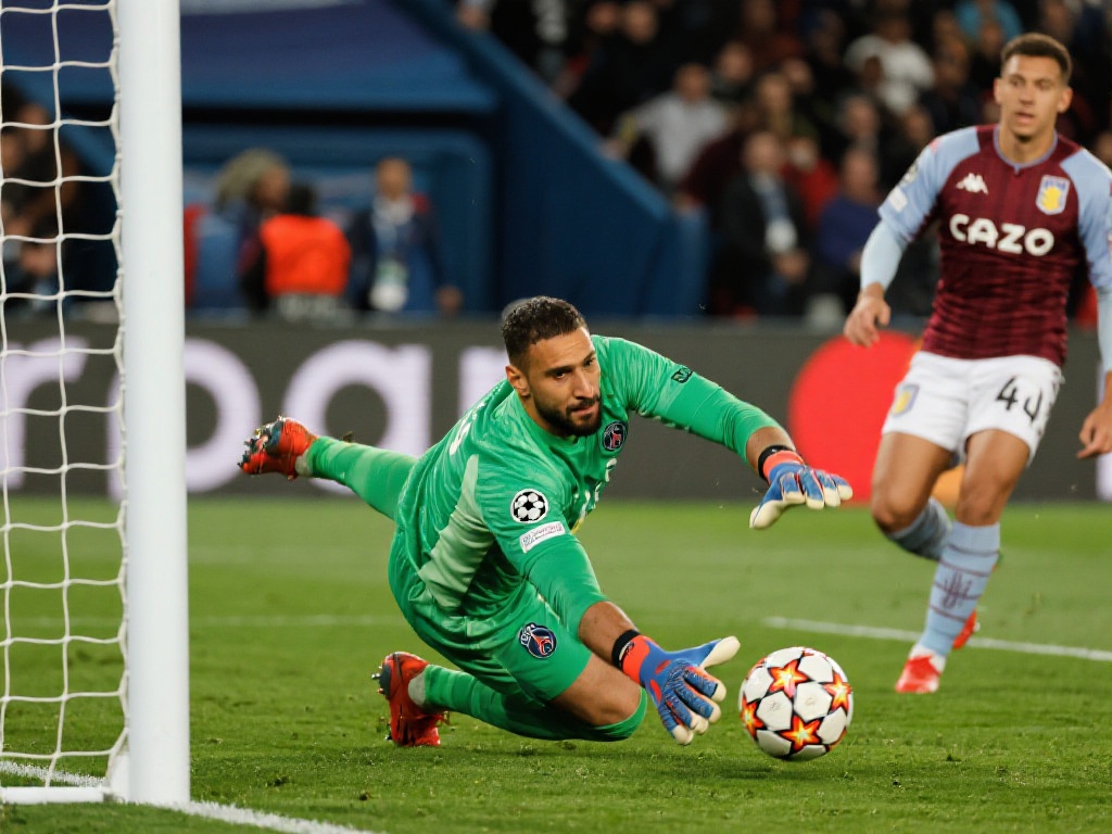 大巴黎惊险晋级欧冠半决赛,多纳鲁马力挽狂澜 就在比赛局势愈发紧张之际,门将多纳鲁马的