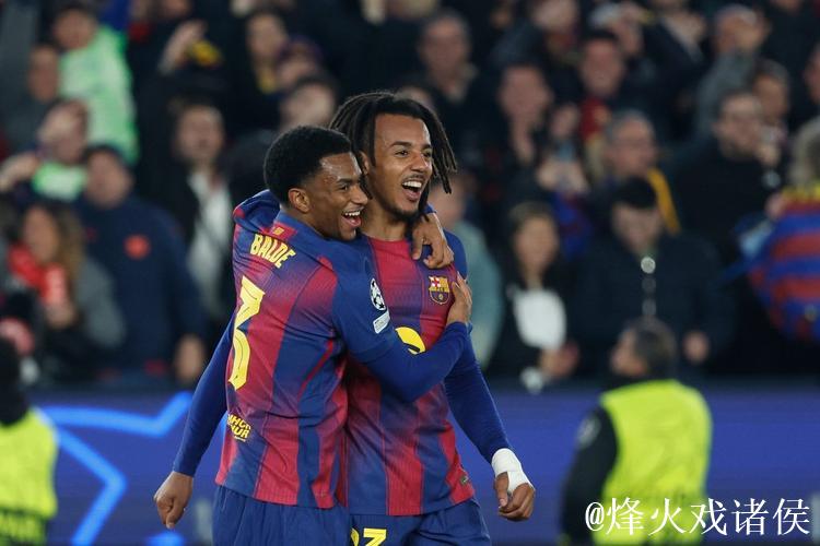 【欧冠】孔德梅开二度,巴萨2-1逆转战胜法兰克福 【欧冠】孔德梅开二度,巴萨2-1逆转战胜法兰克福